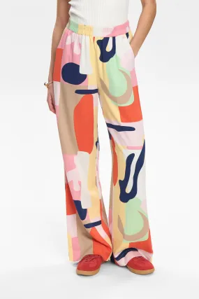 Soft Feel Relaxed Comfort Fit NUULRIKA PANTS - Flamingo Pink