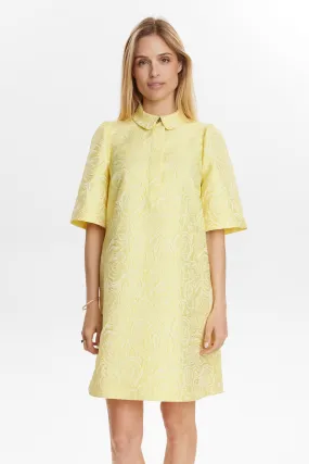 NUVILSA DRESS - Golden Haze Pop Texture