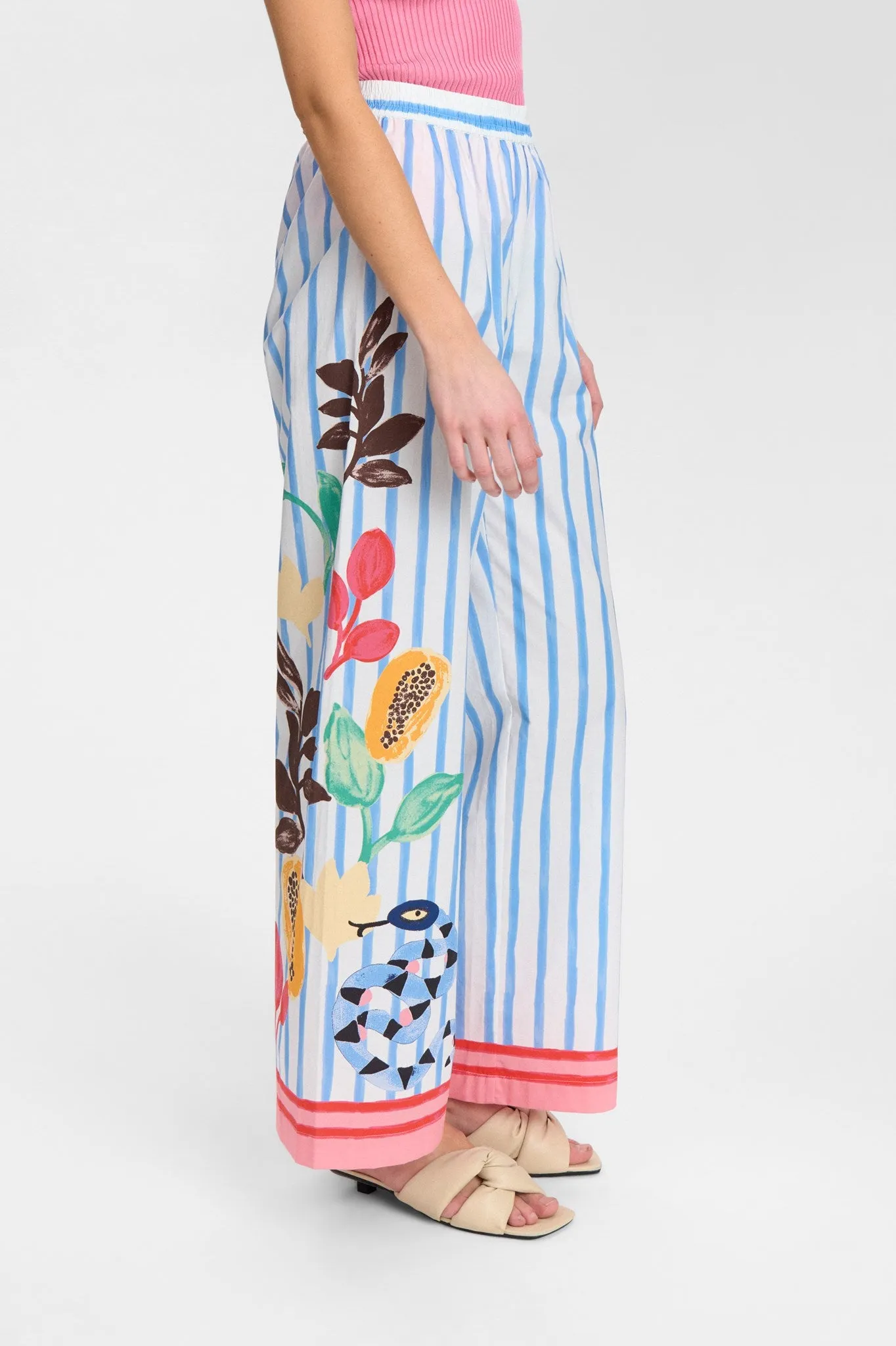 Relaxed Fit Layer-Friendly NUWENDIE PANTS - Bright White