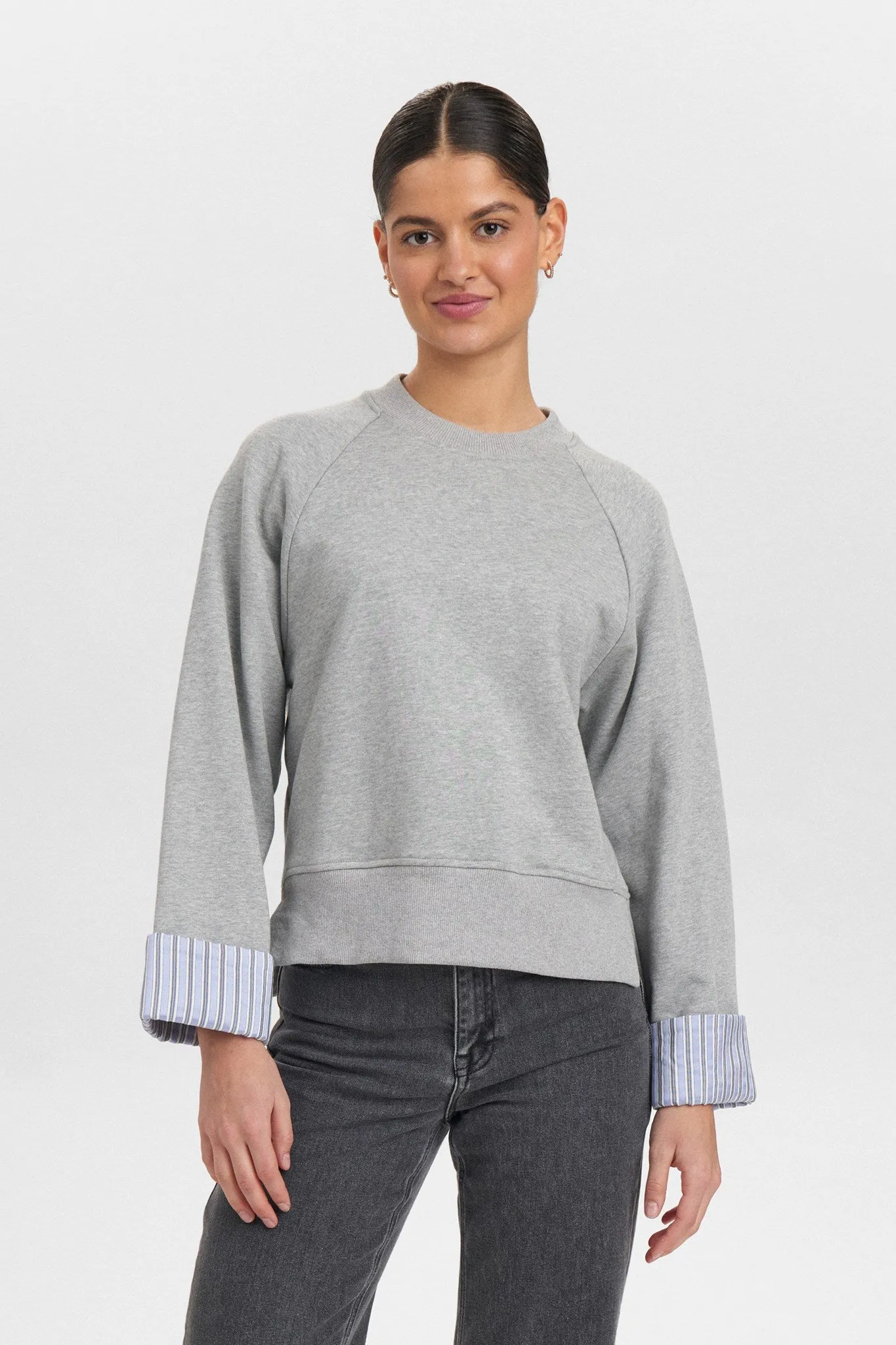 NUZARI SWEAT - Grey Morn Flex Performance Fit