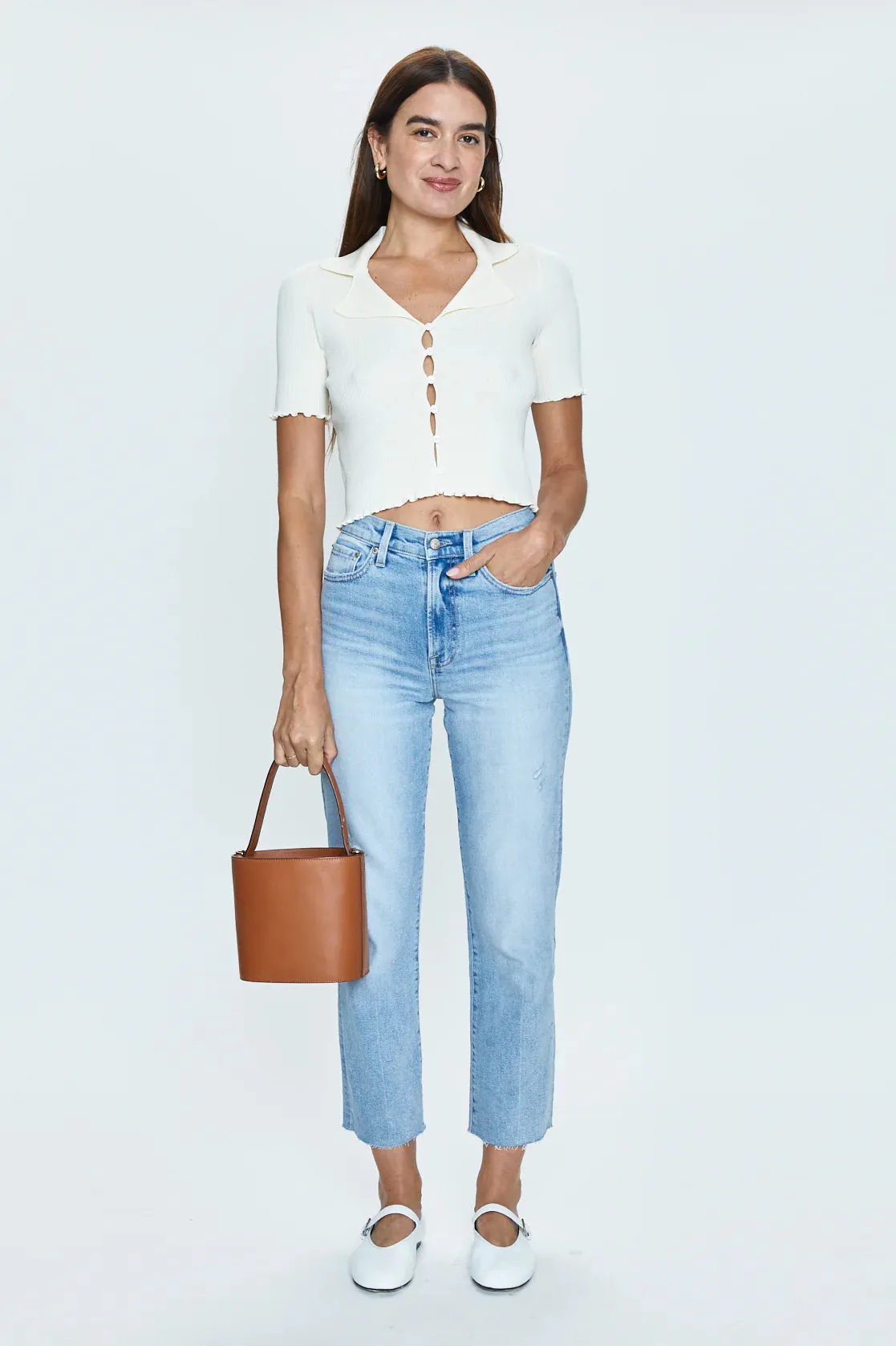 Pistola Charlie High Rise Classic Straight -Chalet Vintage On-the-Go Look Rainy Day Winter Warmth Autumn Days