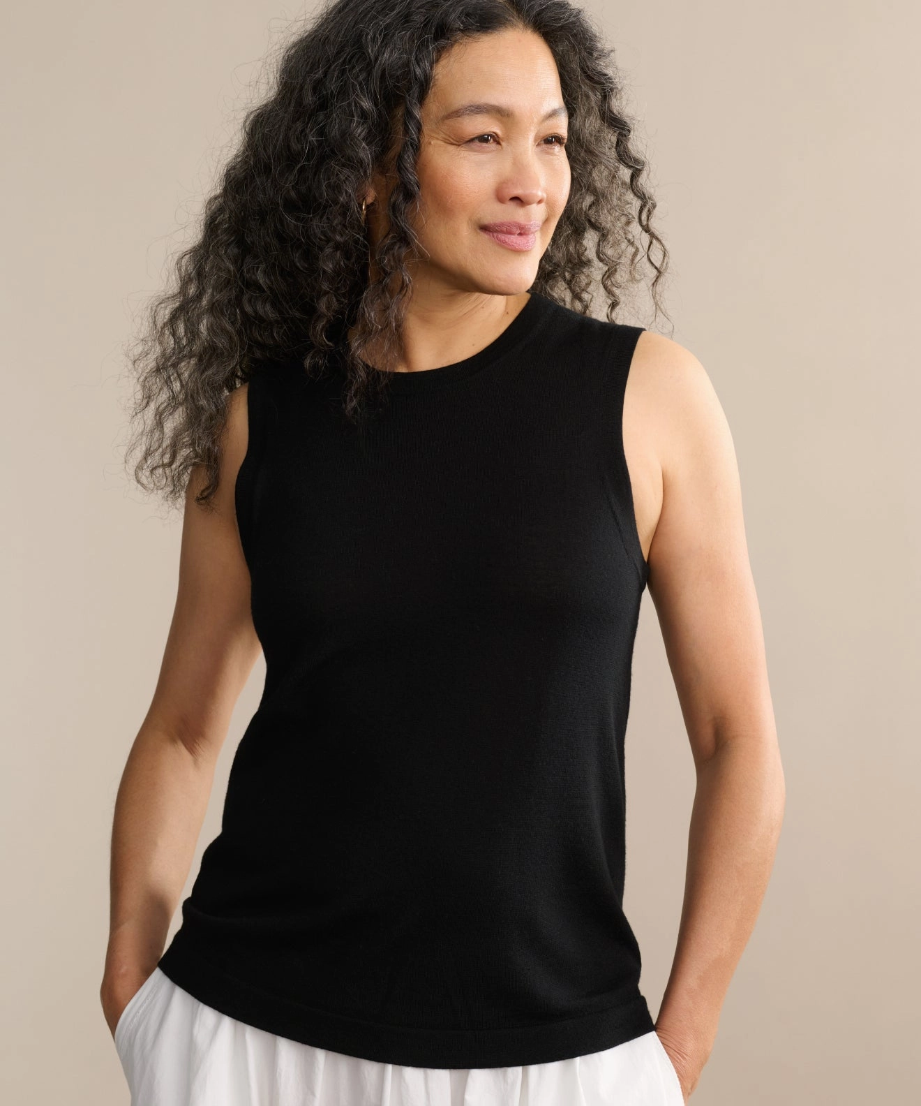 Ventilated Panels Merino Tank