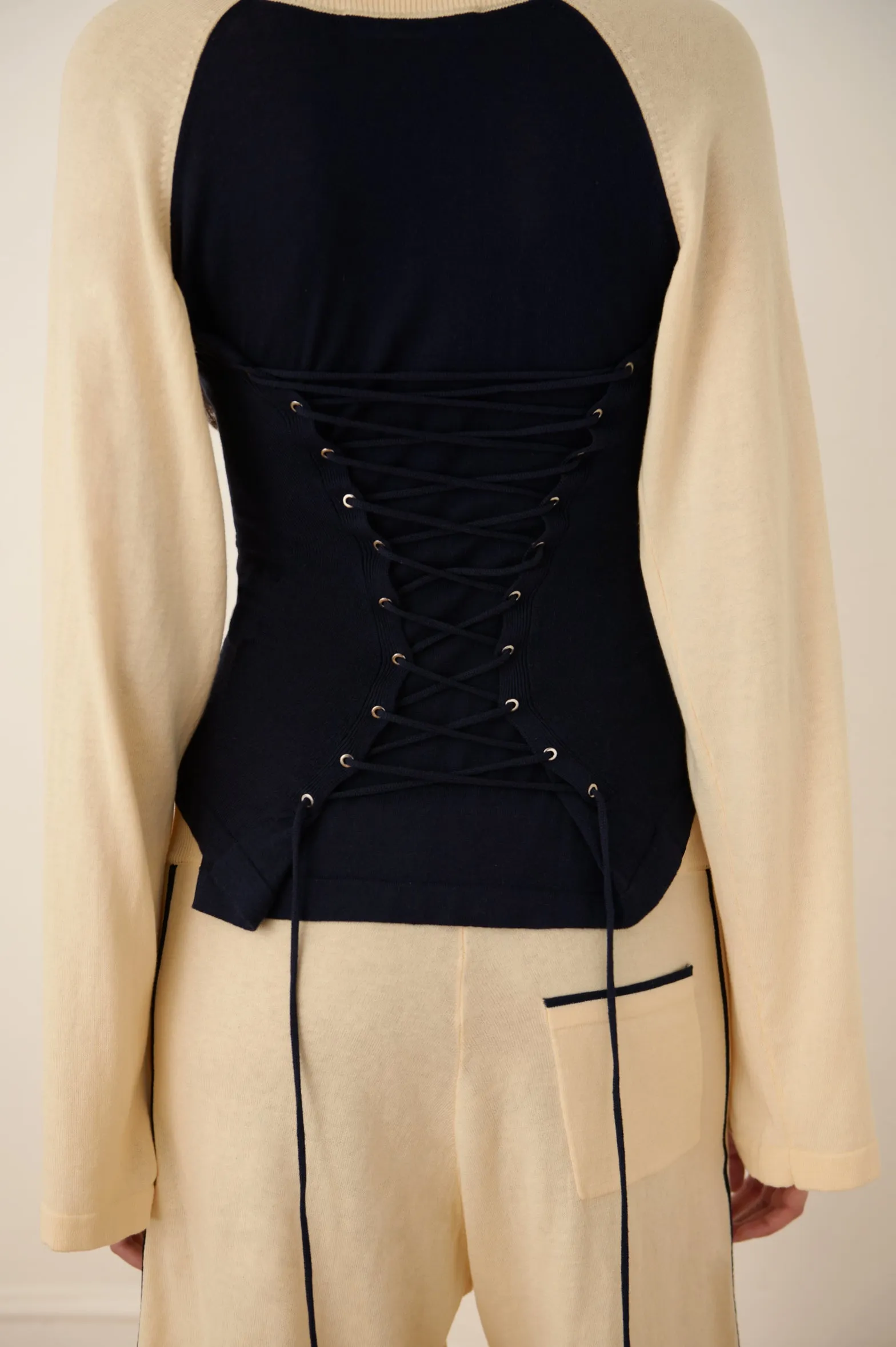 Luxe Fit Off-Season Knitted Raglan Shirt