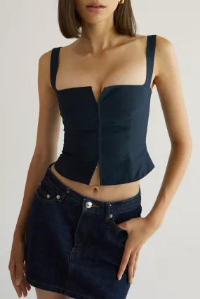 Subtle Edge Minimal Bustier