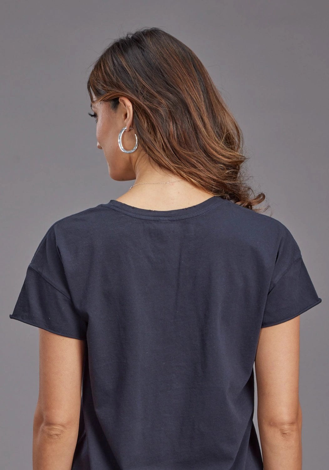 Stetson Womens Running Horses Black 100% Cotton S/S T-Shirt Stylish Appearance