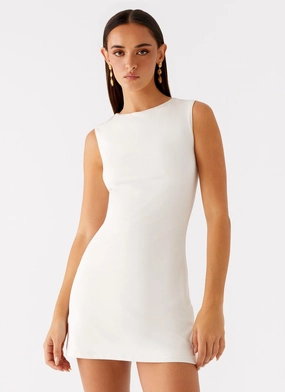 Night Mood Shai Pearl Mini Dress - Ivory