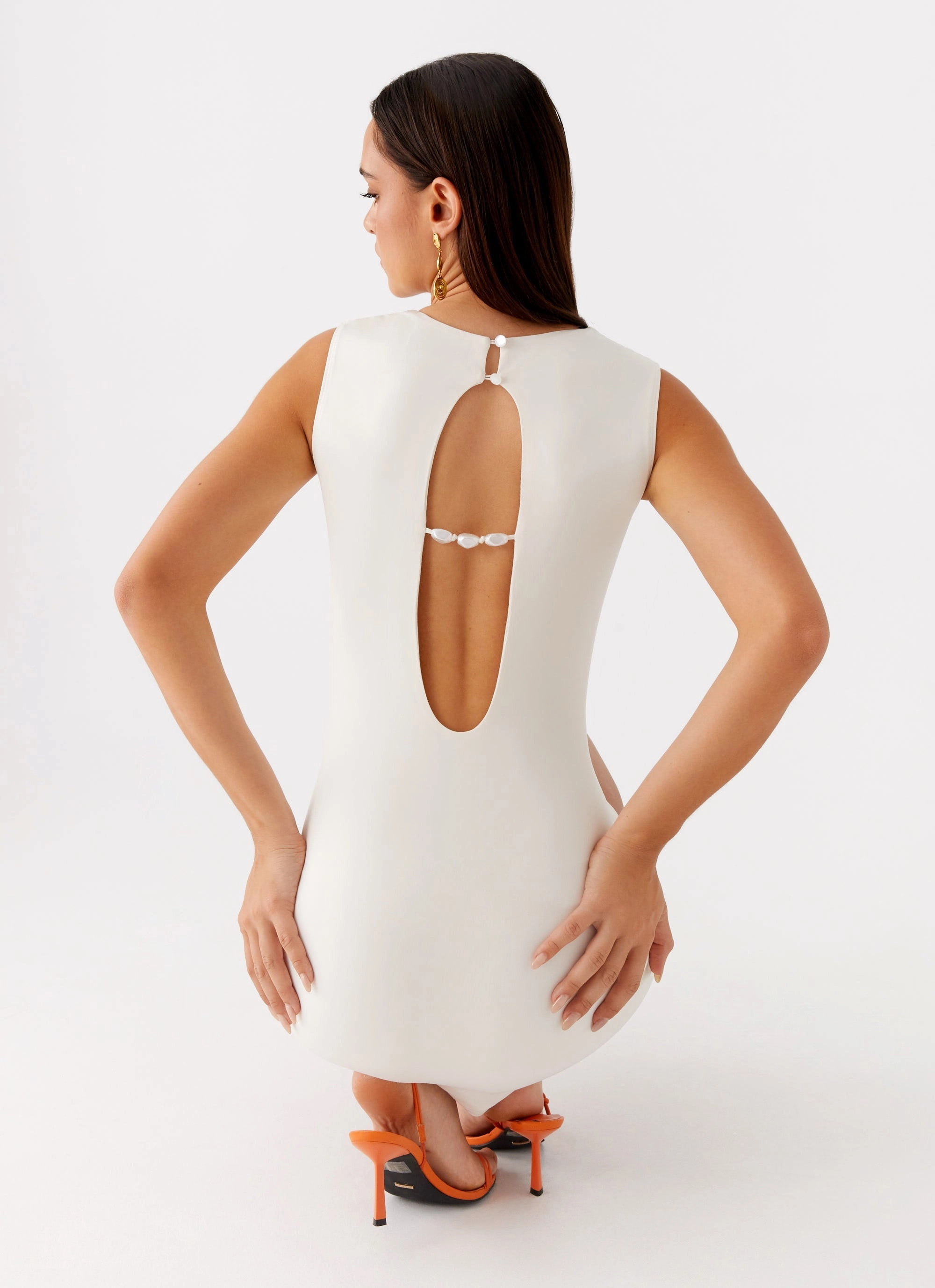 Shai Pearl Mini Dress - Ivory Comfy Design Trendy Appeal