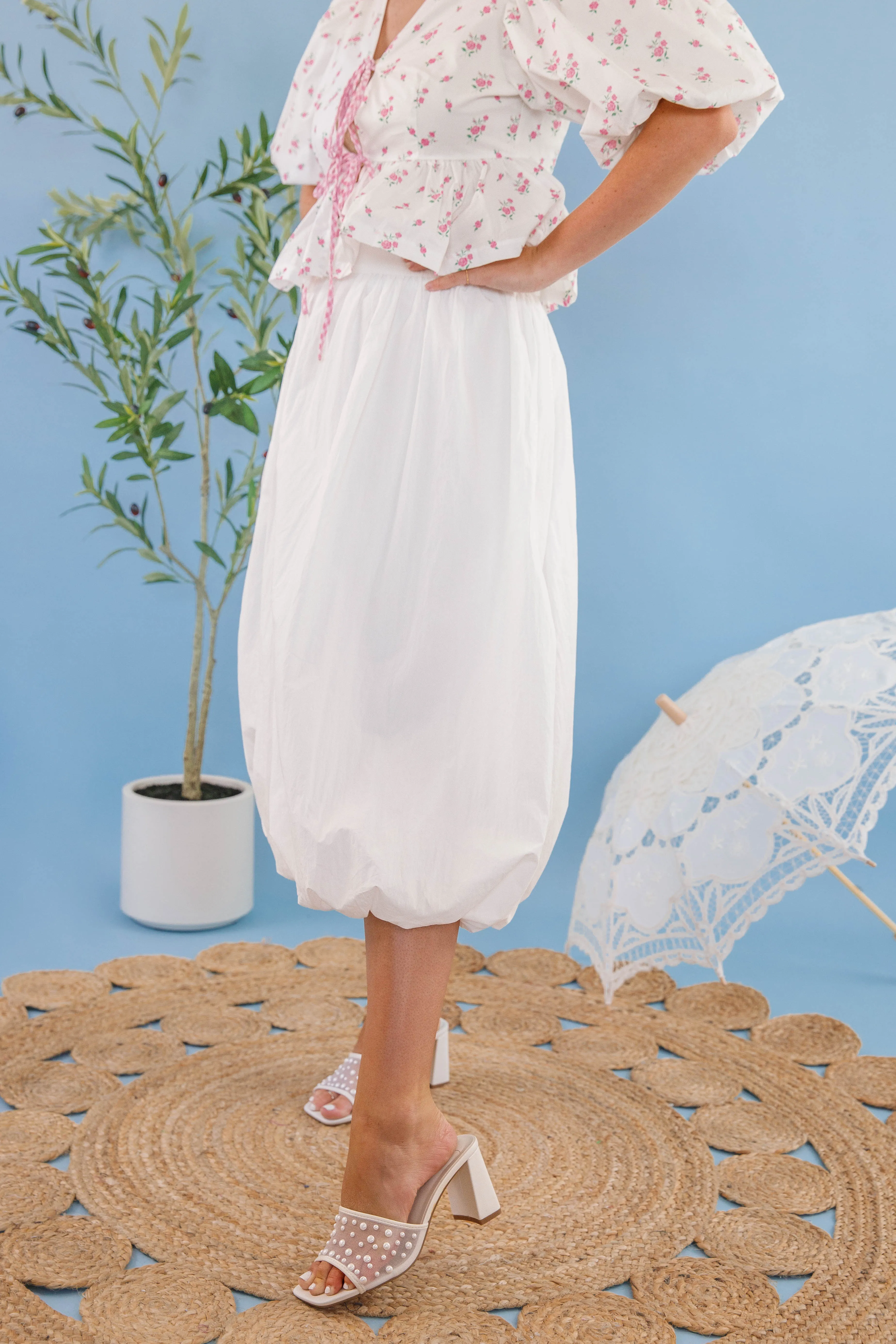 Odor Resistant Treatment One Dream Away Midi Skirt