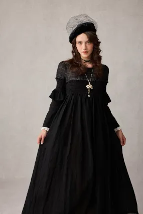 Denim Shirt Orchid 19 |romantic linen gown