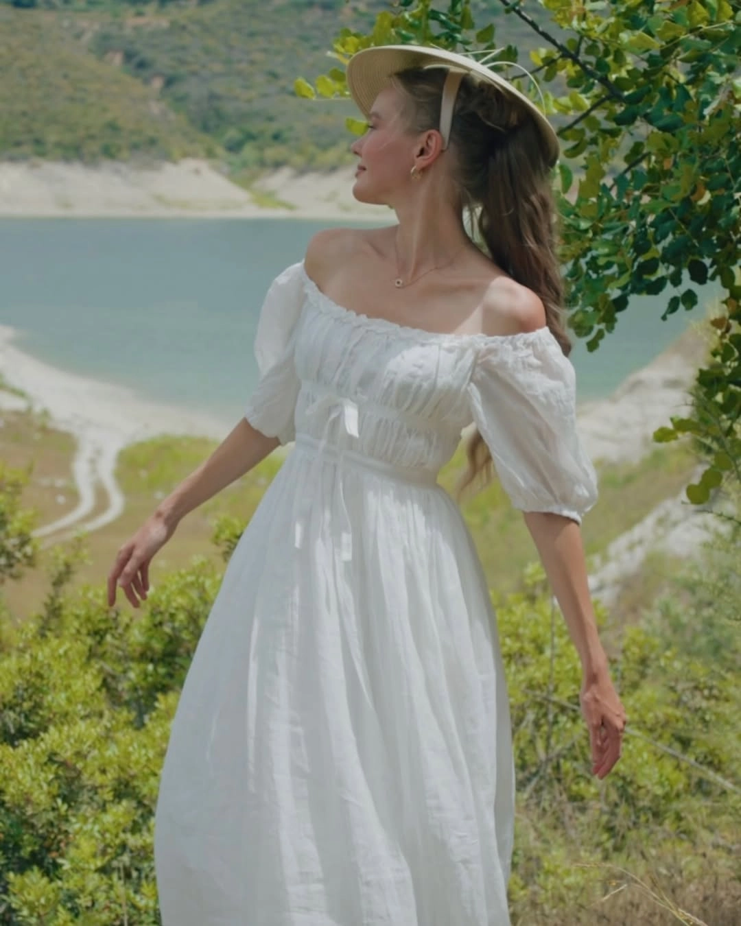 SeamlessPocketDesign Osmanthus 01 | maxi linen dress