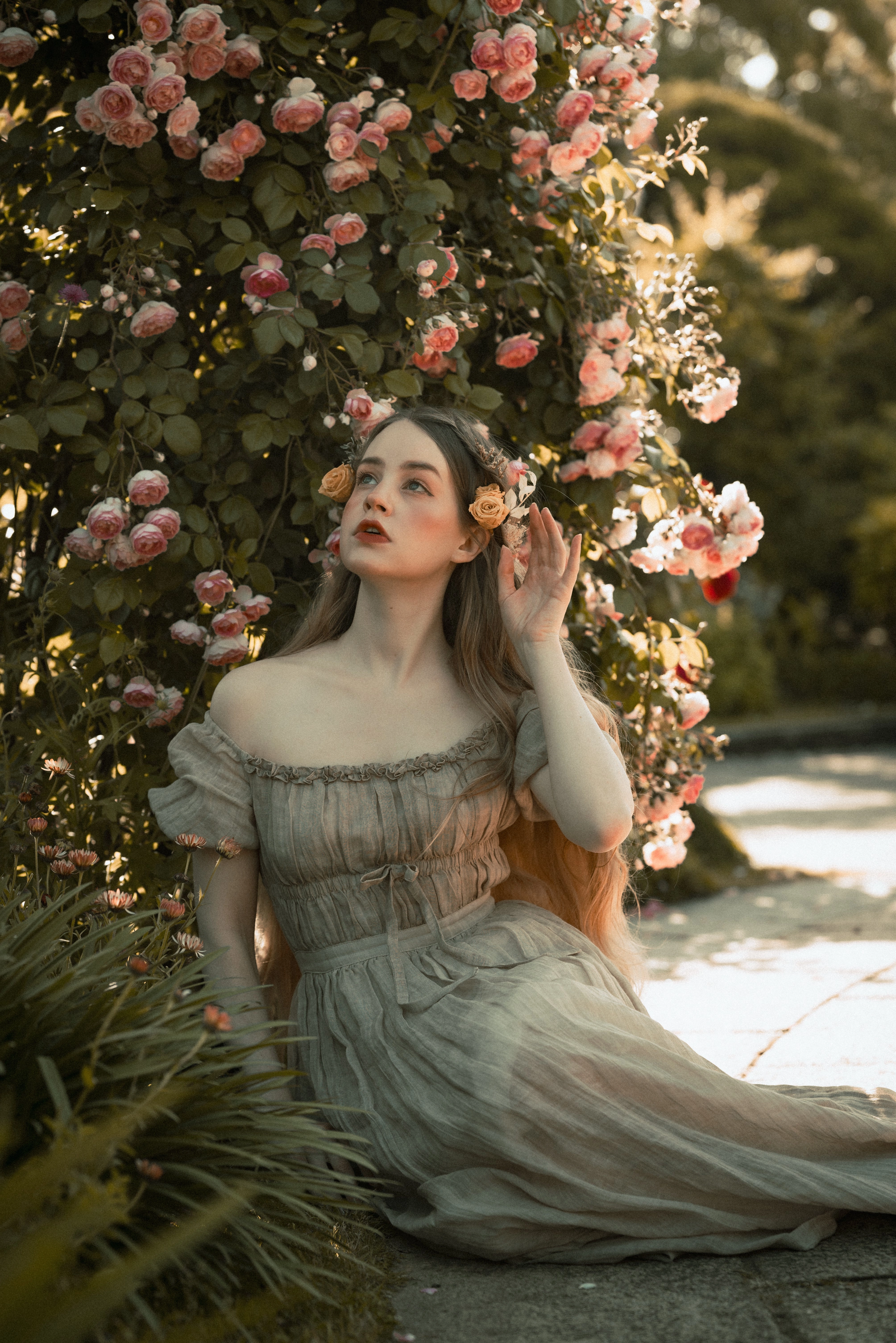 Sport Performance Design Osmanthus 01 | maxi linen dress