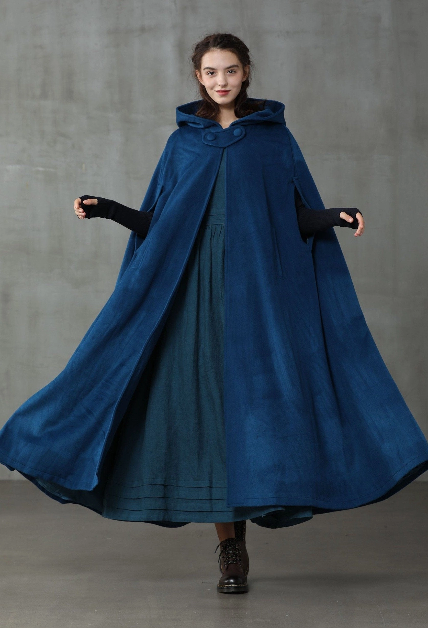 Touch Of Soft Anti Pilling Finish Outlander 2020 | 100% Wool Cloak Coat