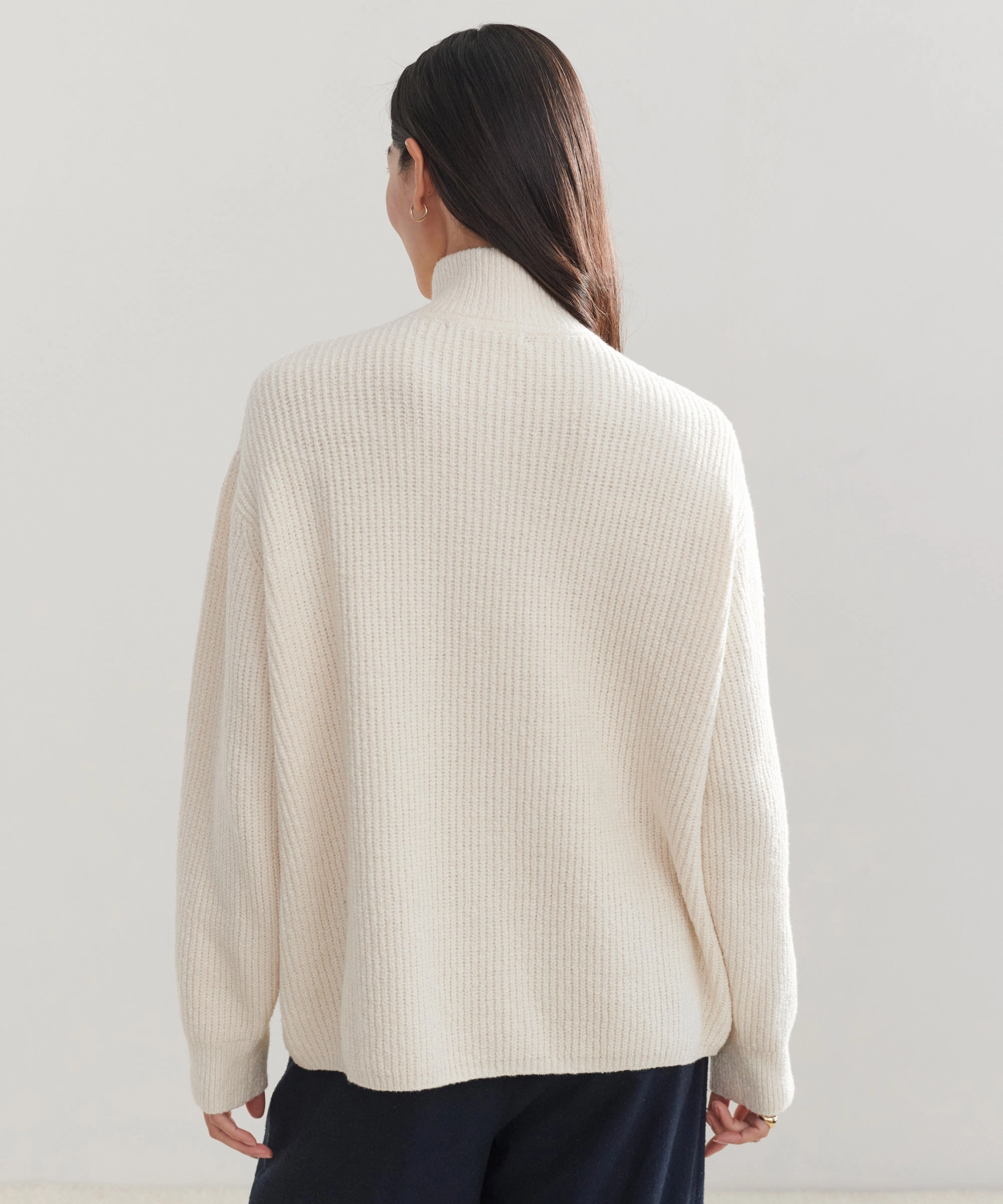 Stylish Wear Timeless Design Oversized Half Zip