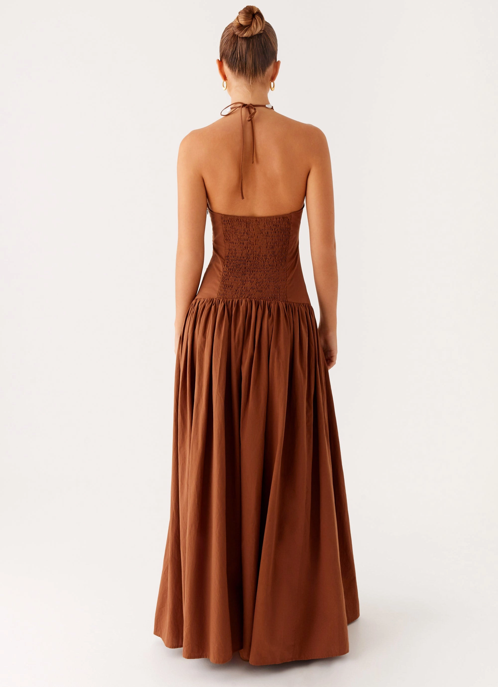 Paltrow Maxi Dress - Chocolate Work Option Calm Fit