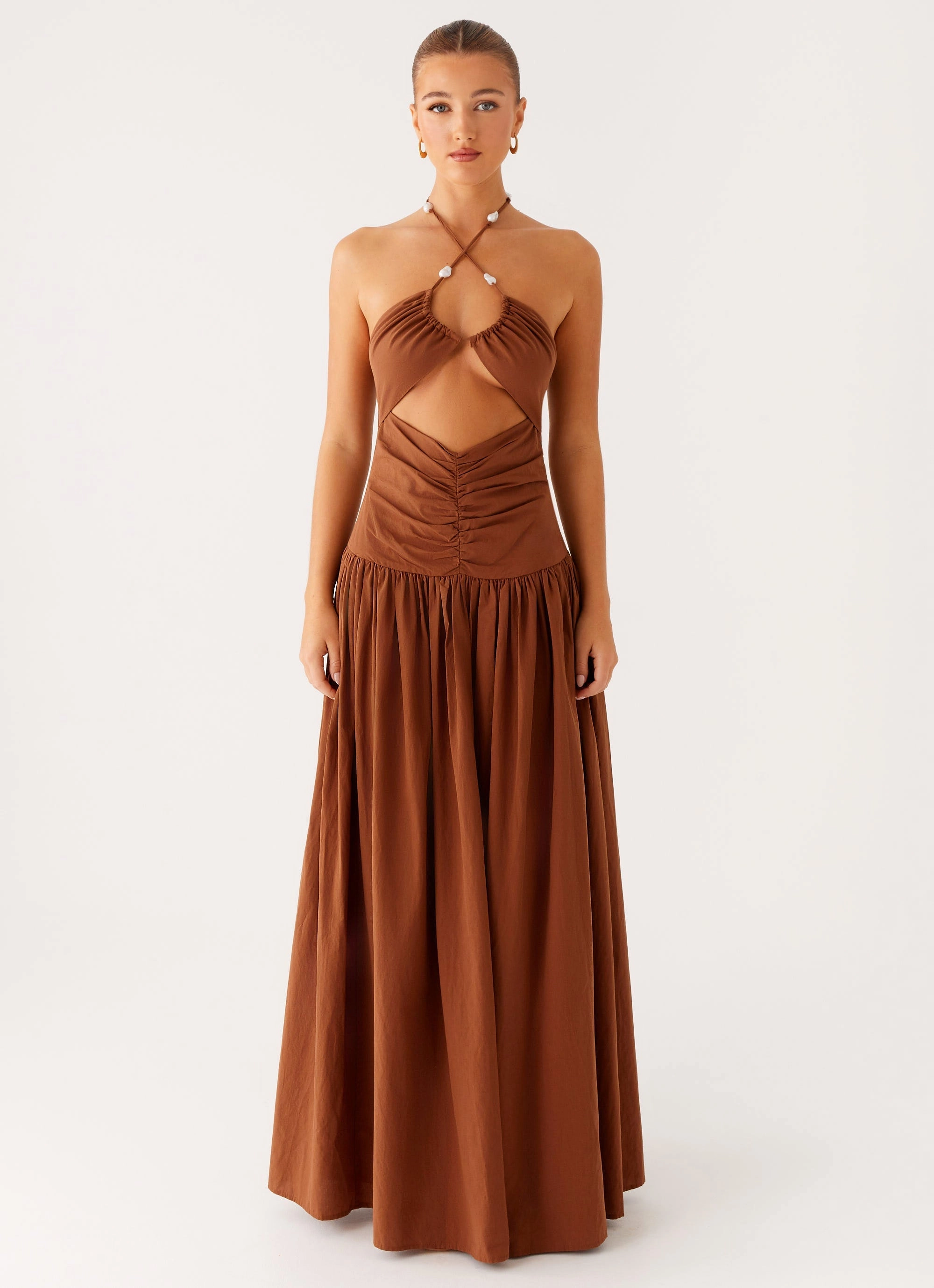 Paltrow Maxi Dress - Chocolate Easy and Effortless Modest Look
