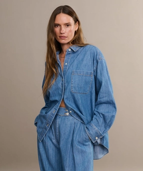 Stretch Comfort Parker Oversized Shirt