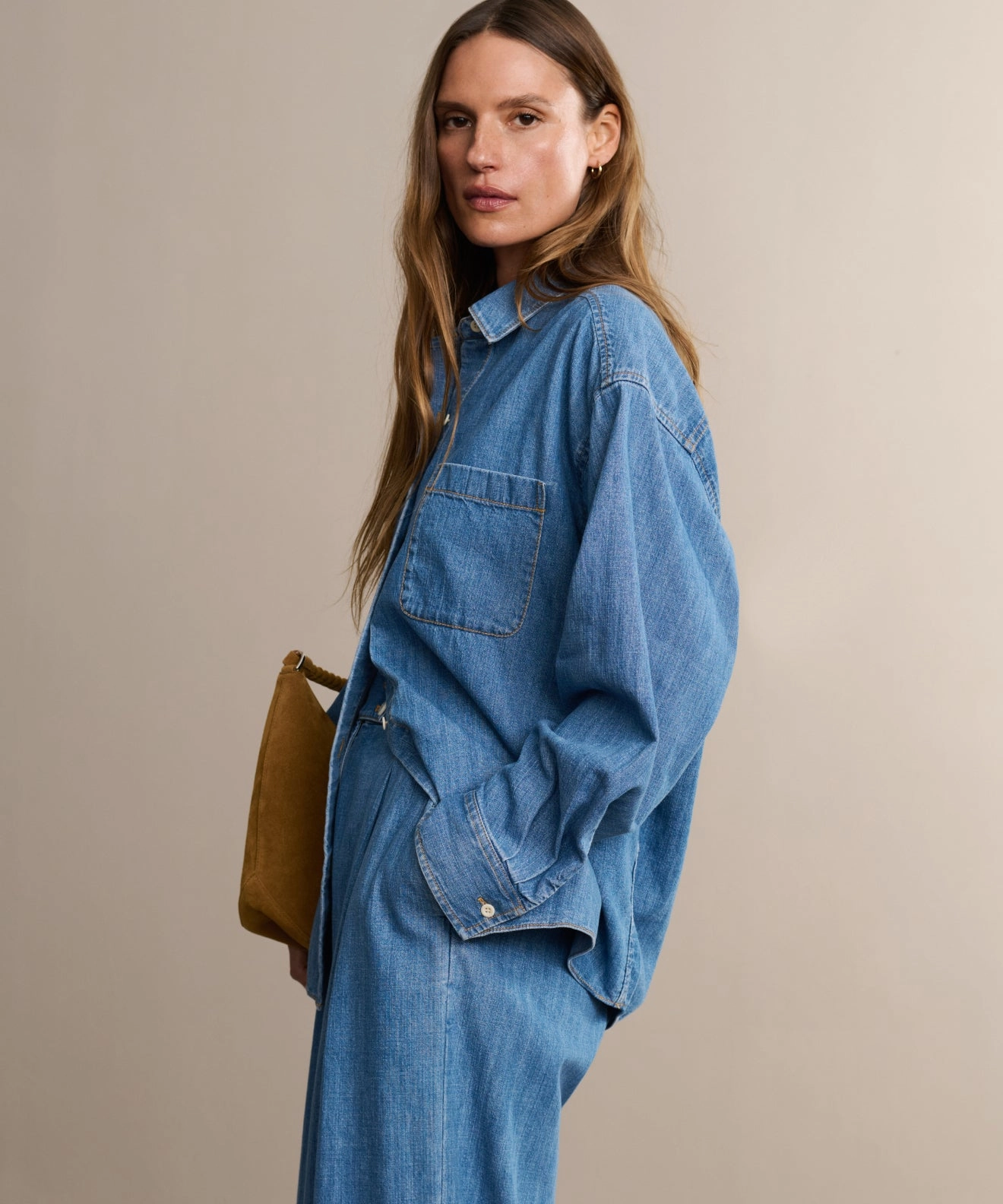 Parker Oversized Shirt Breathable Material