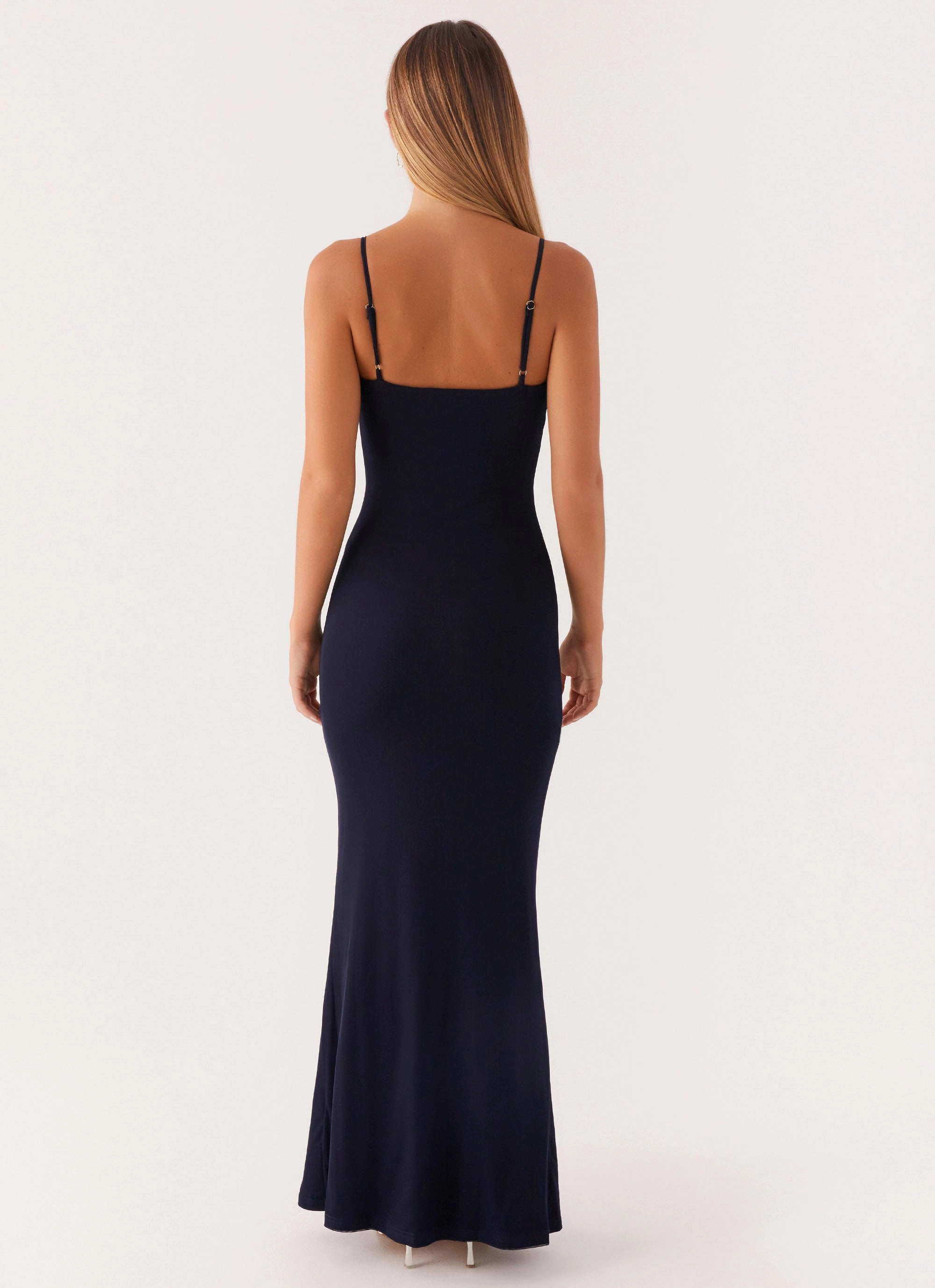 Classic-style Cool Motion Part Of You Maxi Dress - Navy