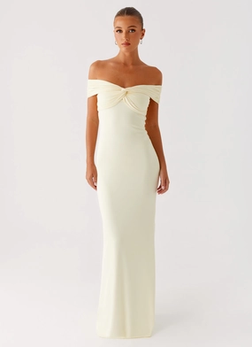 Brunch Glow Countless Maxi Dress - Yellow