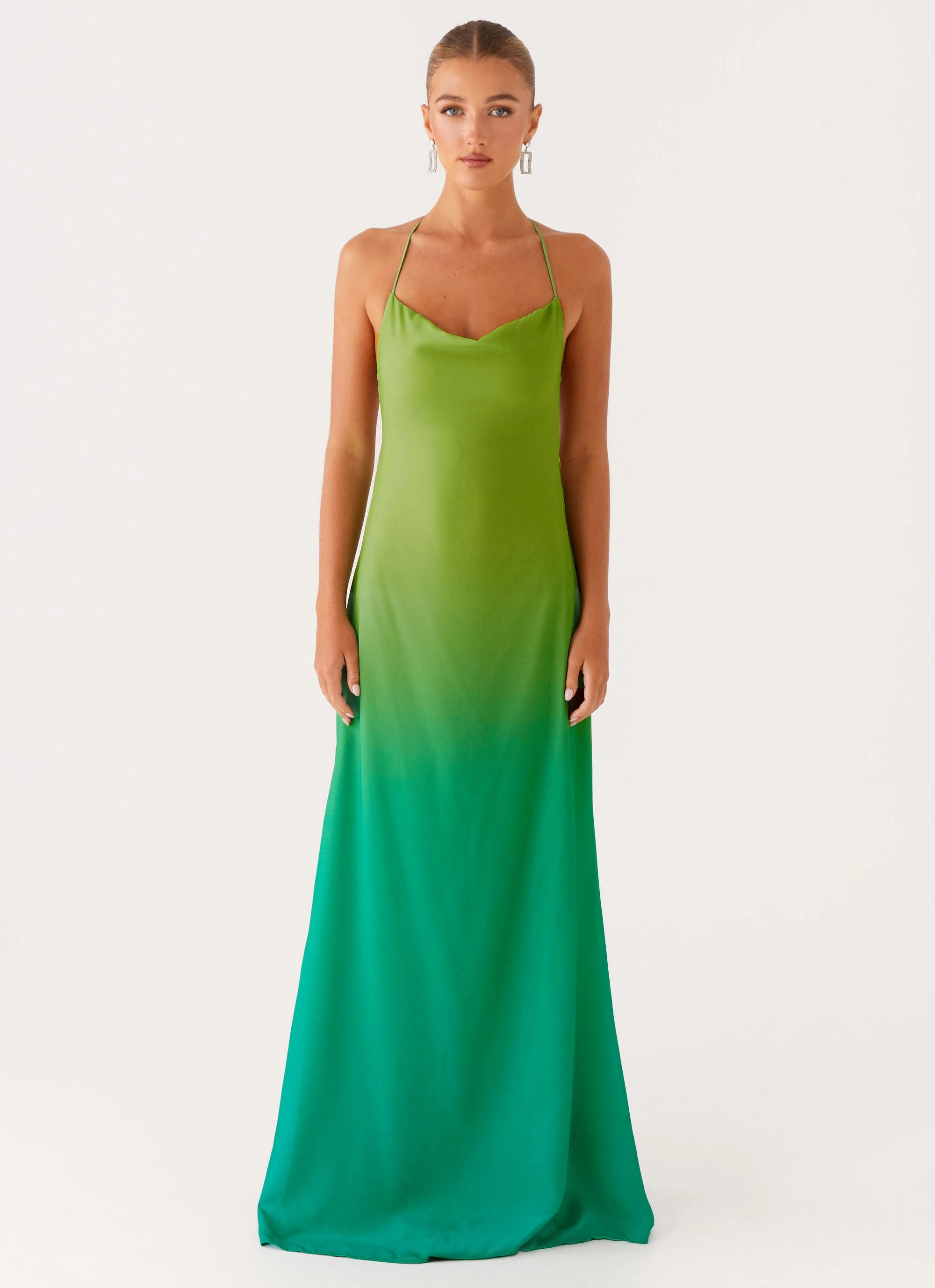 Trend Movement Easy Pick Opposites Attract Maxi Dress - Green Ombre