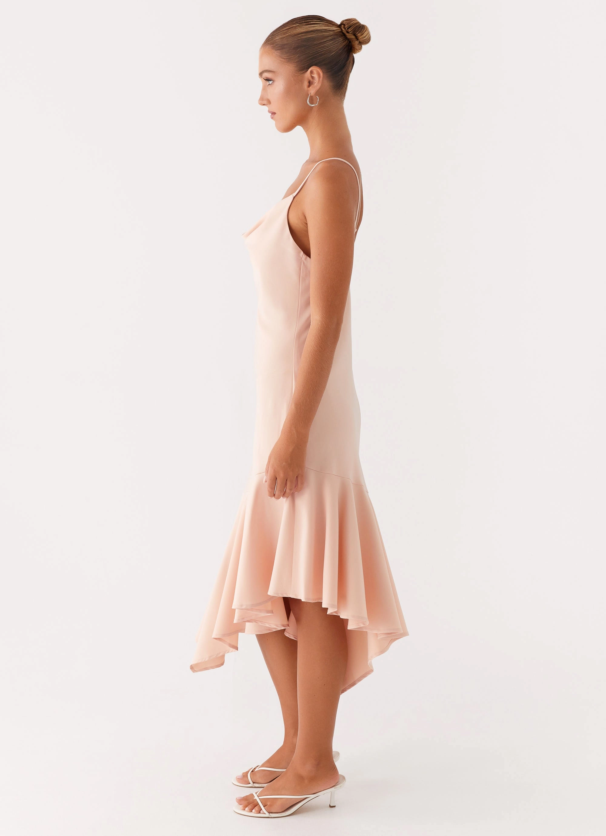 Workwear Chic beachwear dress Korby Midi Dress - Pink