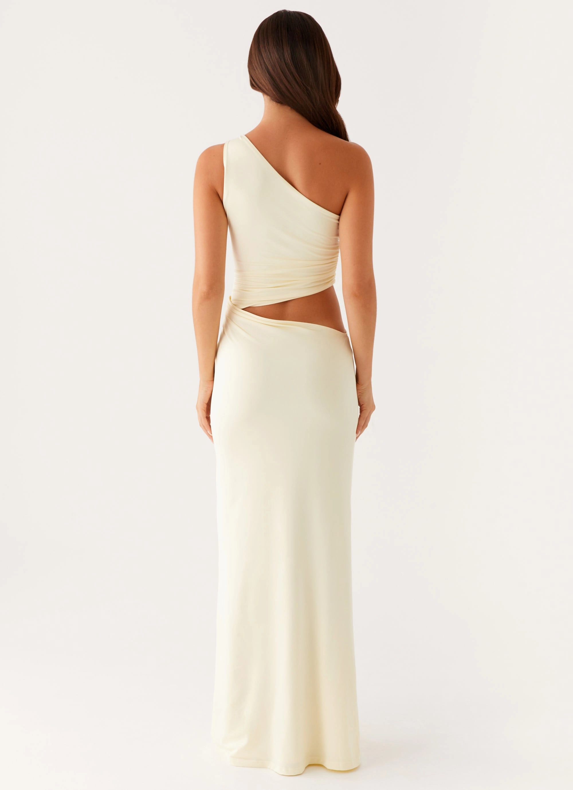 Peta Maxi Dress - Yellow Edgy-Look