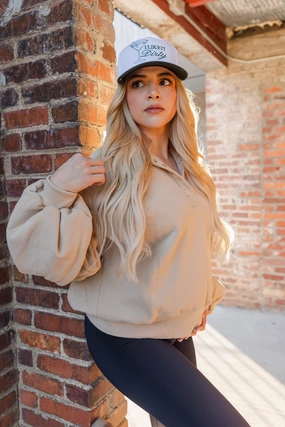 Simple Look Piper Collared Sweatshirt