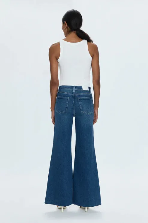 Pistola Izzy Mid Rise Wide Jean - Study Anti Sagging Technology Classic Appeal