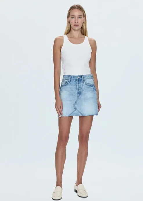 Clean Finish Casual Fit Pistola Kat High Rise Skirt Academia