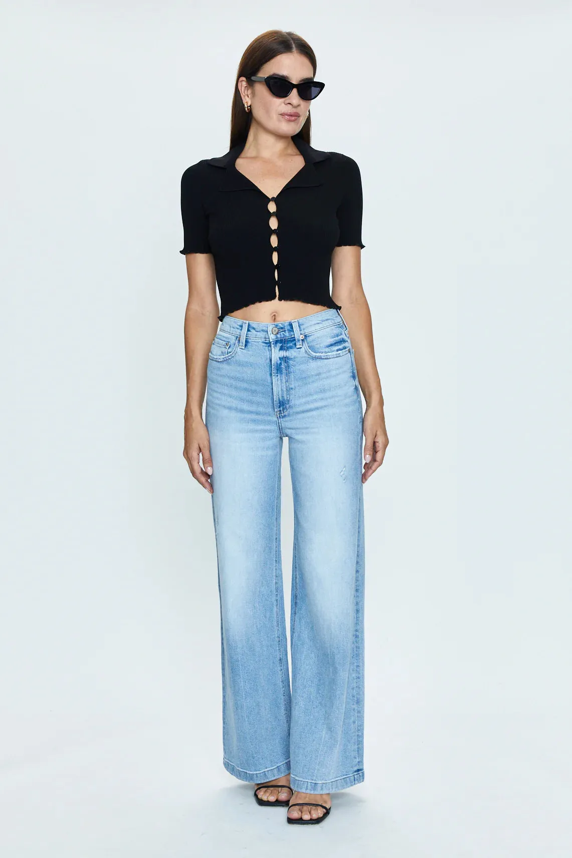 Pistola Lana High Rise Ultra Wide Leg Jean - Chalet Vintage Everyday Ready Common Wear