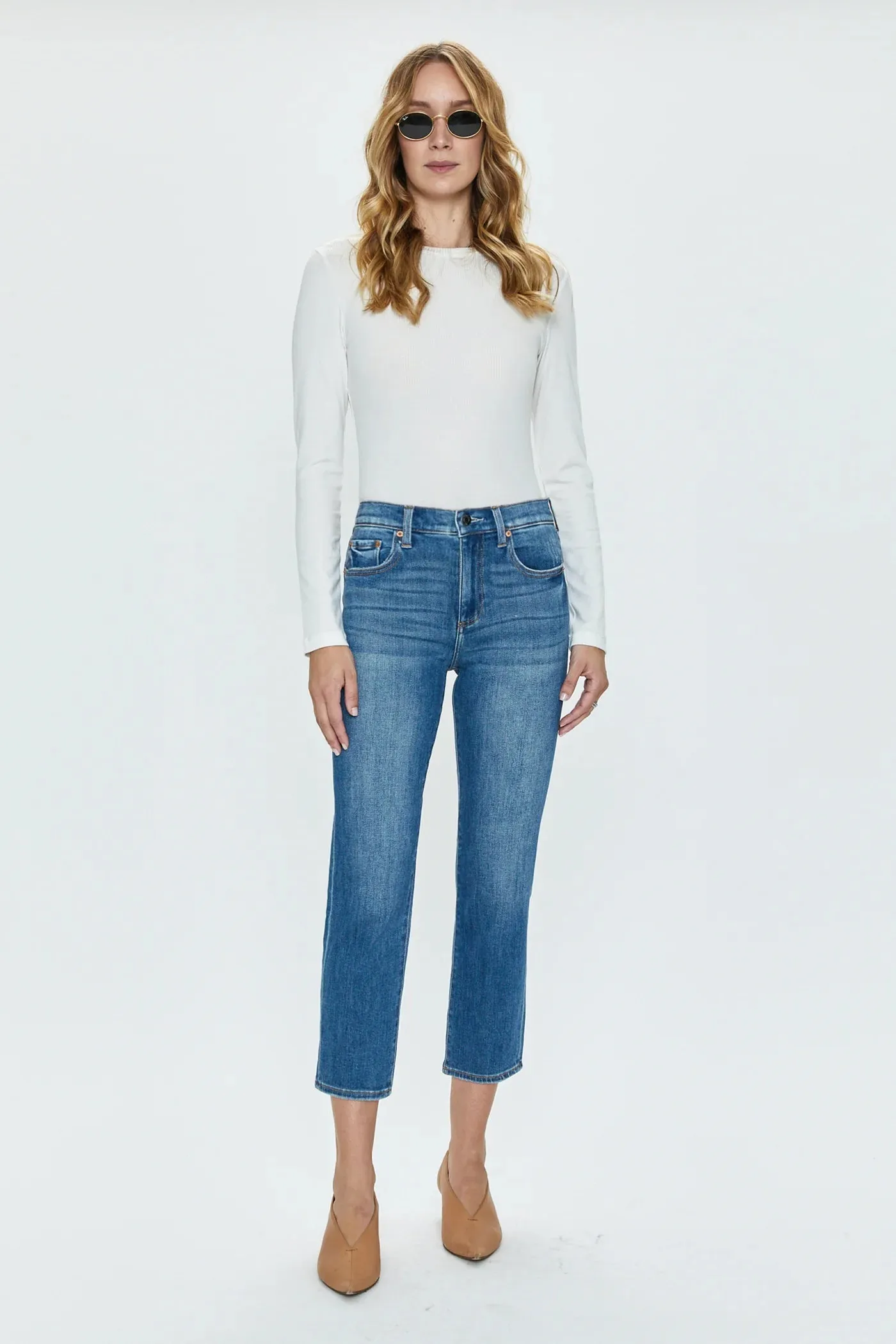 Daily Basic Breathable Minimalist Pistola Monroe High Rise Cigarette - Indio