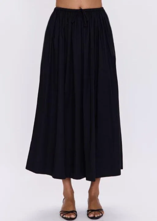FlexibleStretchWeave Pistola Noelle Poplin Maxi Skirt - Noir