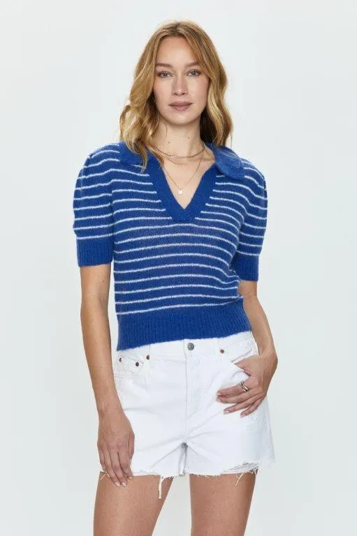 Pistola Nova High Rise Relaxed Cut Off - White Vintage Moisture Wicking Technology