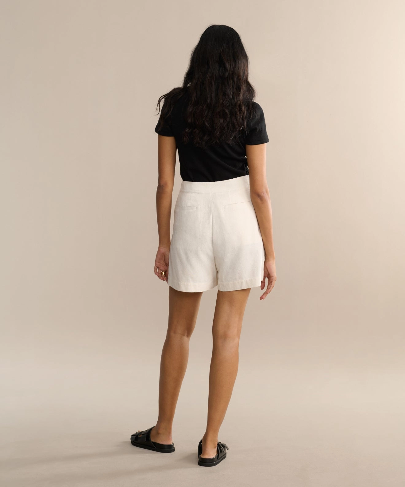 Pleated Short Chill Style Non Slip Waistband