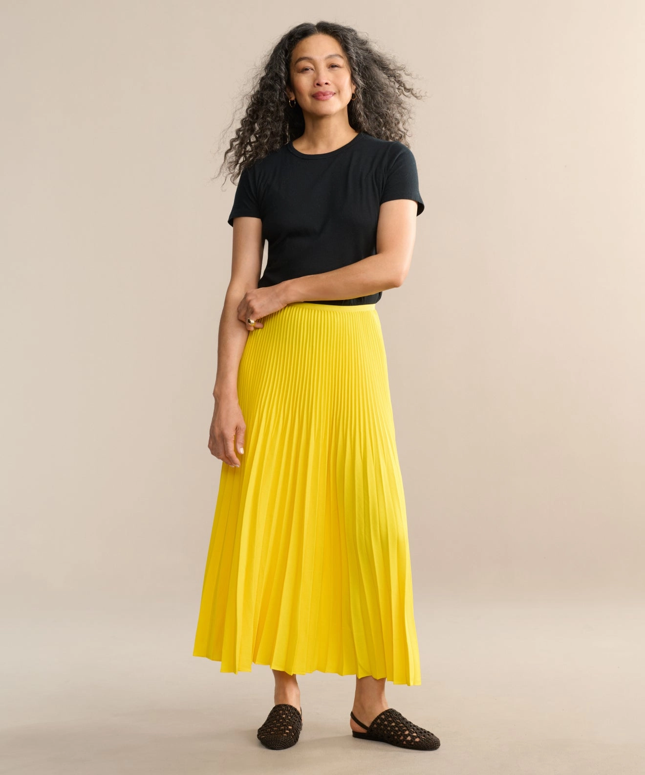 Quick Comfort Active Wear Pleated Skirt