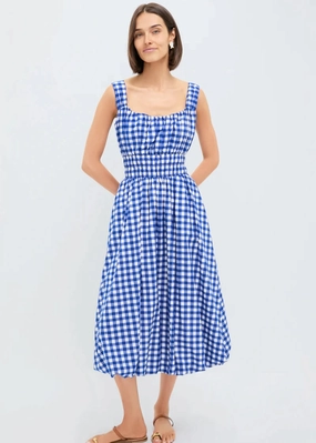 Whimsical Mood Sleek Feel Sea NY Neci Gingham Tank Dress