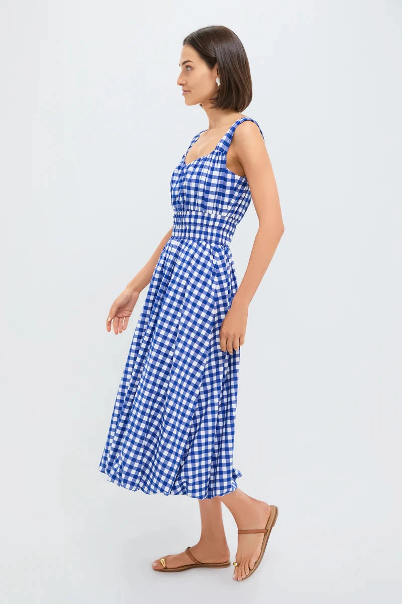 HypoallergenicFiber Versatile Layer Sea NY Neci Gingham Tank Dress