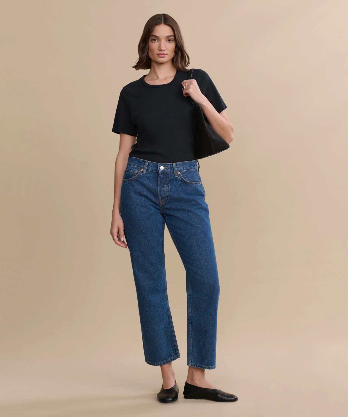 Easy Straight Crop Chill Fit Breath Flex