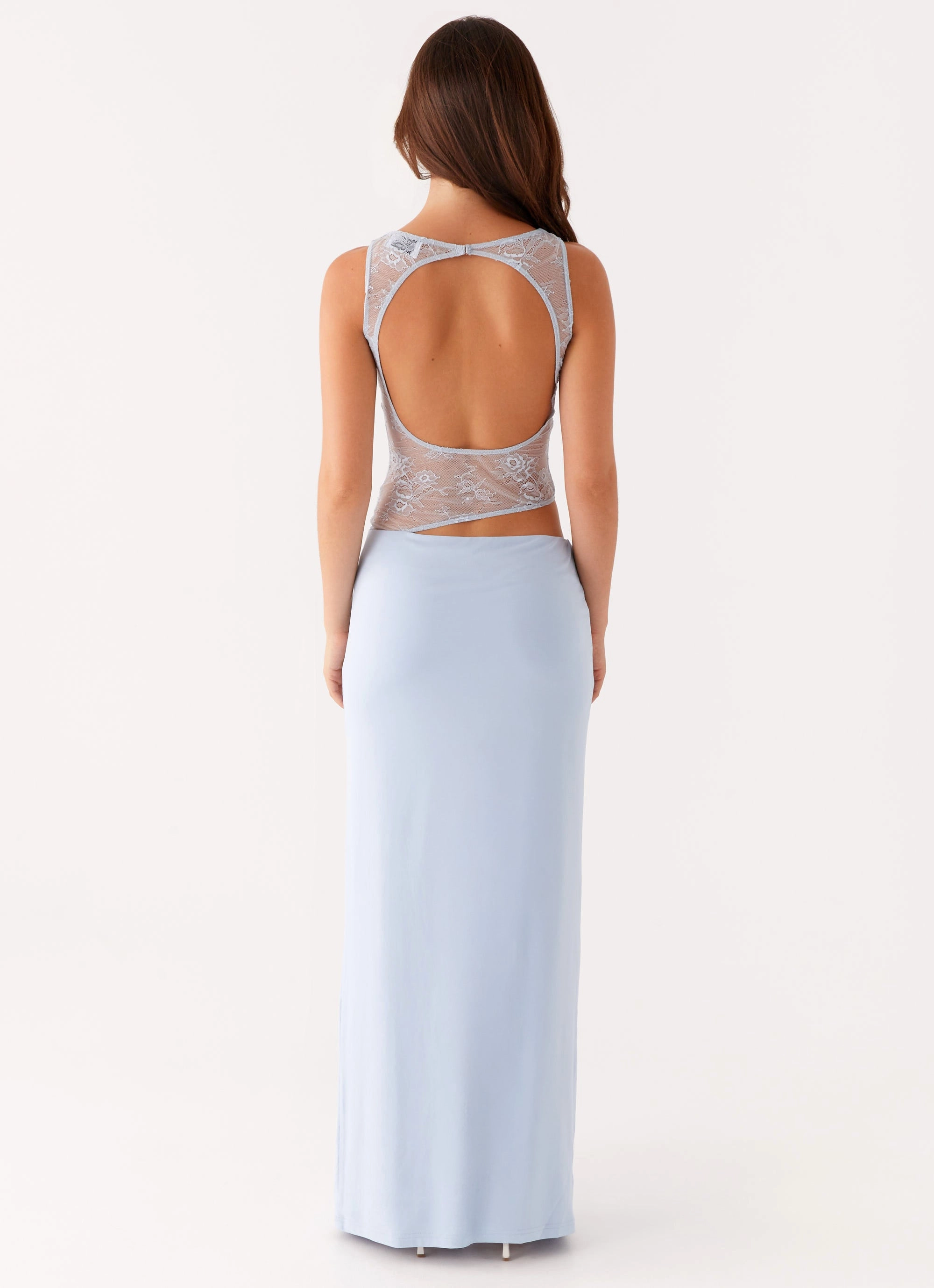 Prophecy Maxi Dress - Blue Dinner Outfit Night Vibes