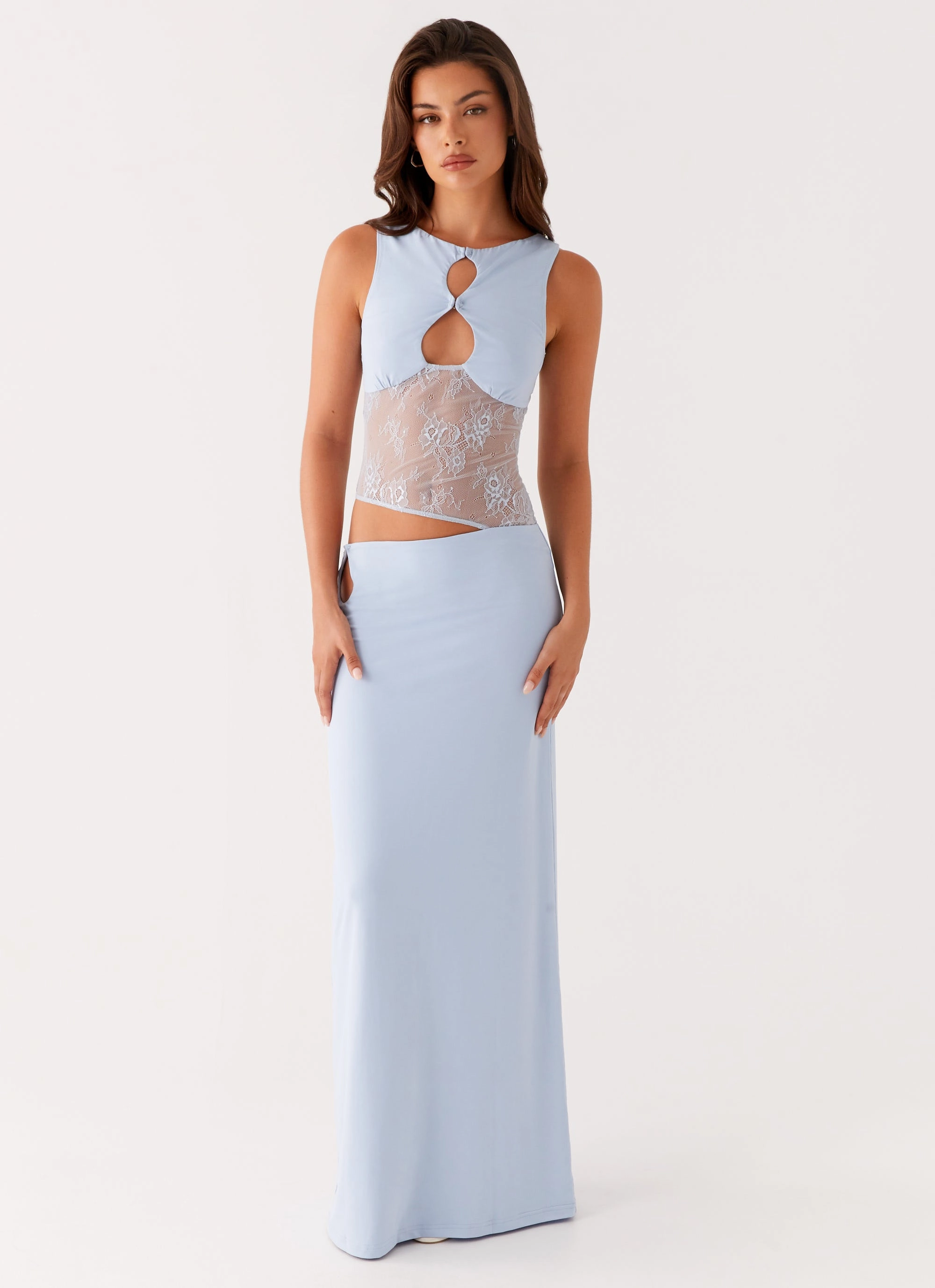 Prophecy Maxi Dress - Blue Cloud Light