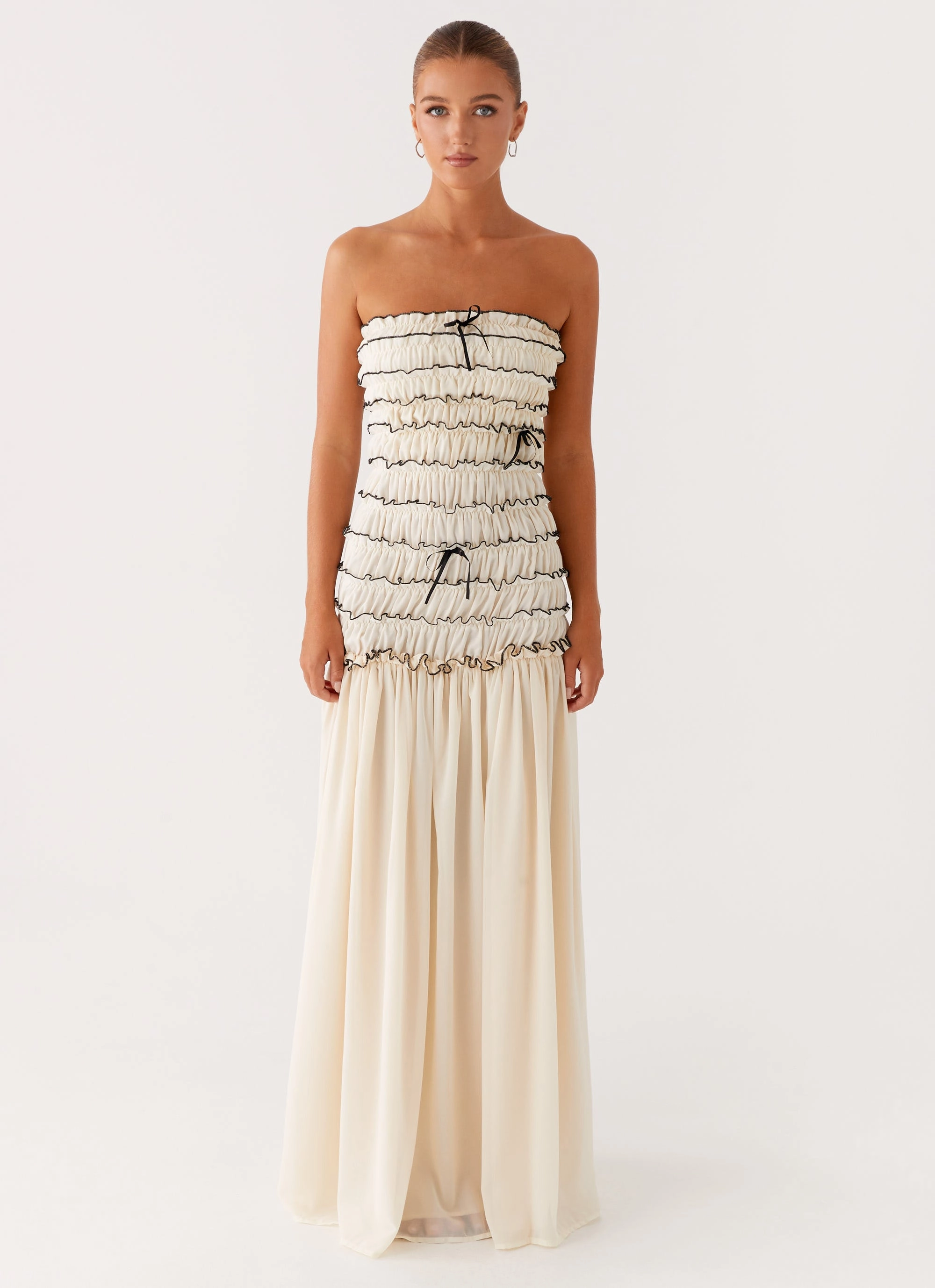 Zariah Maxi Dress - Ivory Fresh Look Casual Layers