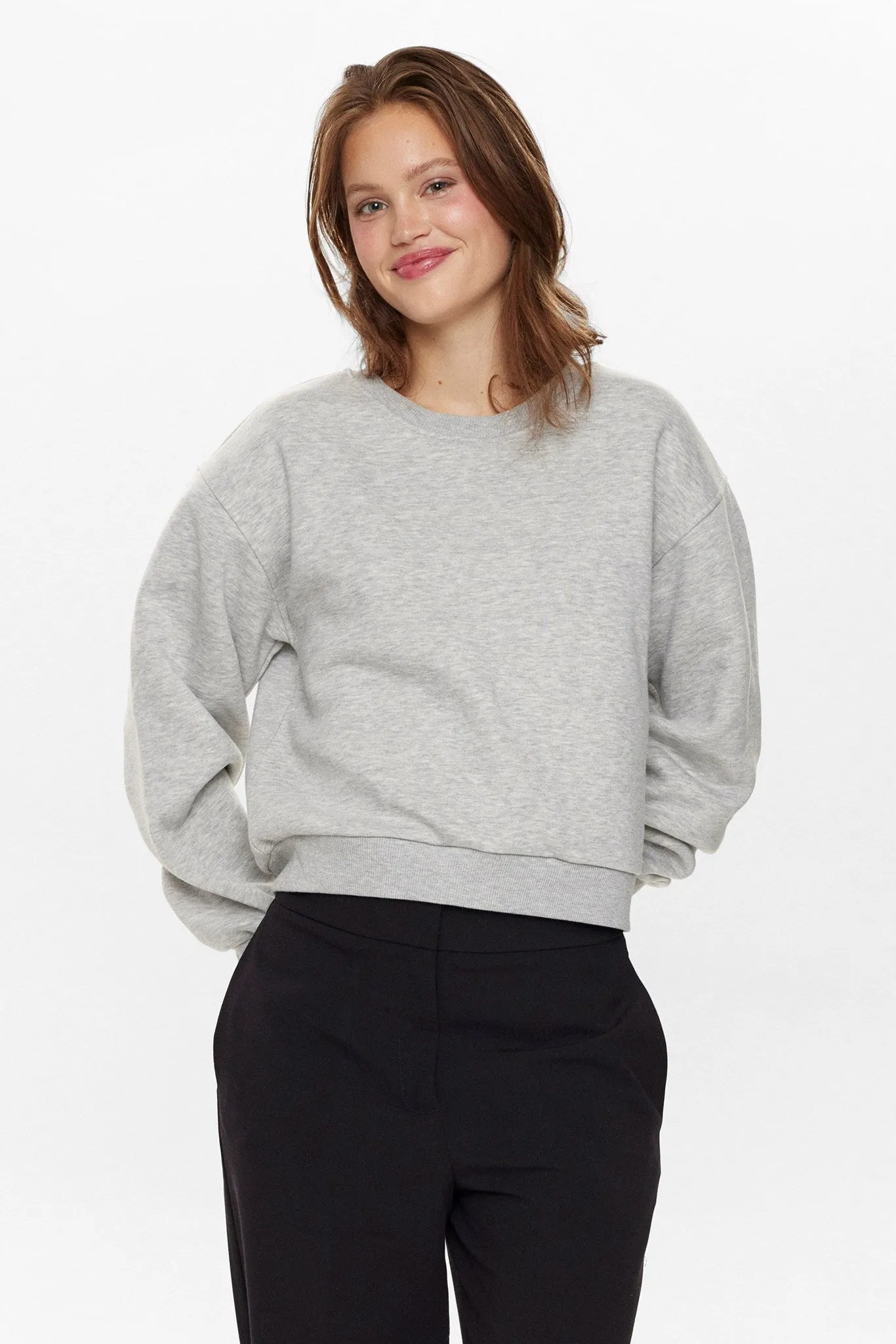 NUTYRA SWEAT - Medium Grey mel Active Layers