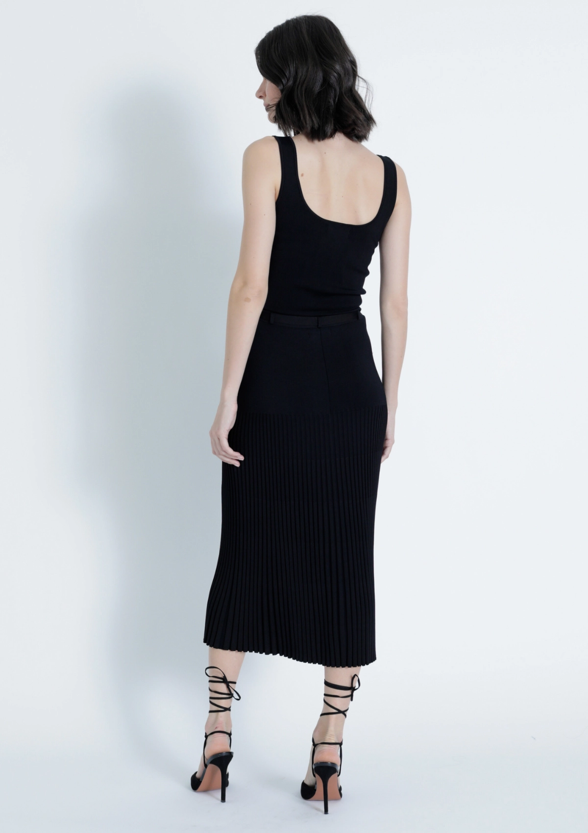 Silky texture Aster Knit Set