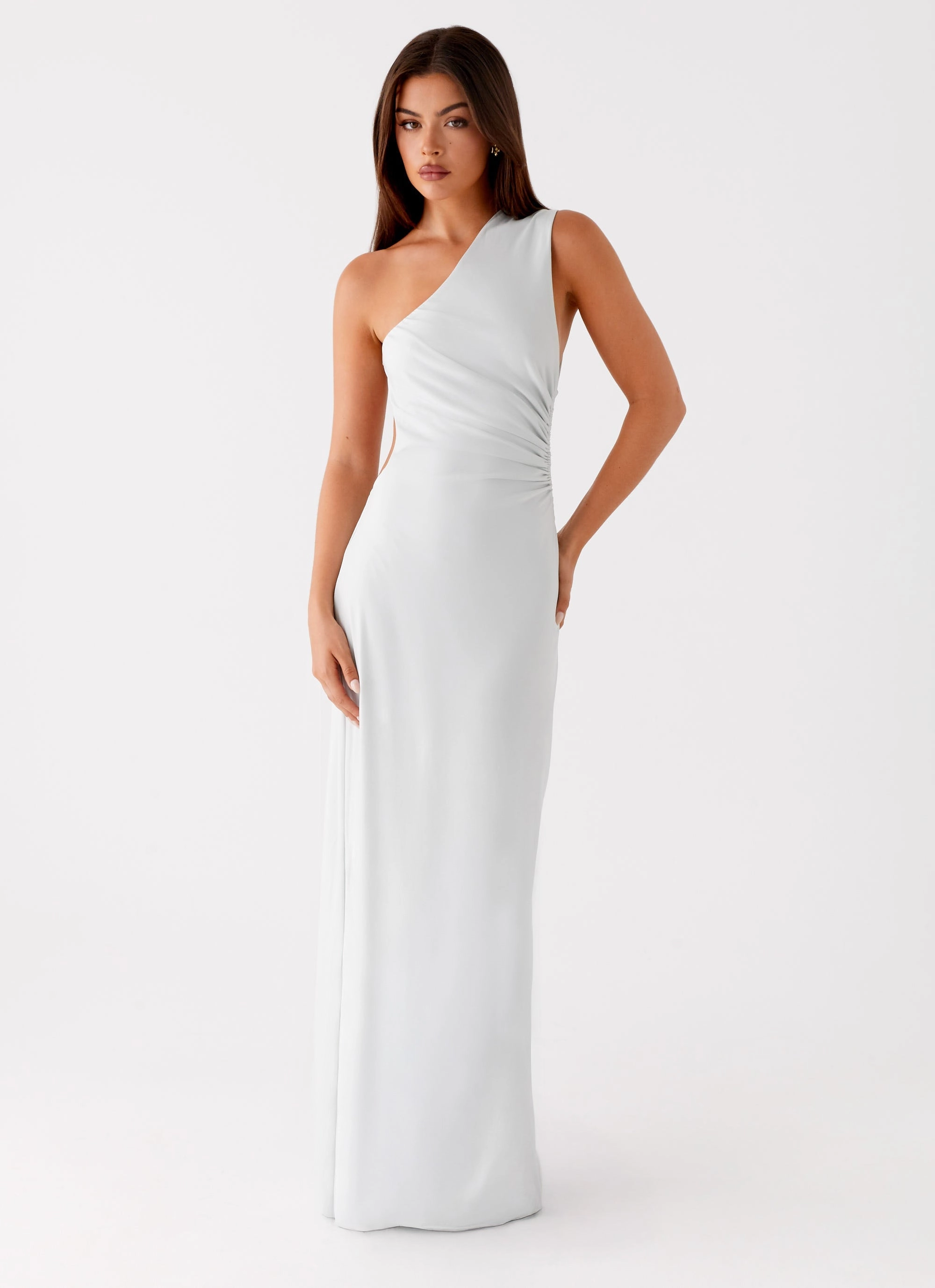 Taurus Maxi Dress - Mint Sleek and Simple spring fresh