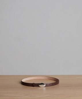 Thermal Insulation BoxySilhouette Leather Audrey Belt