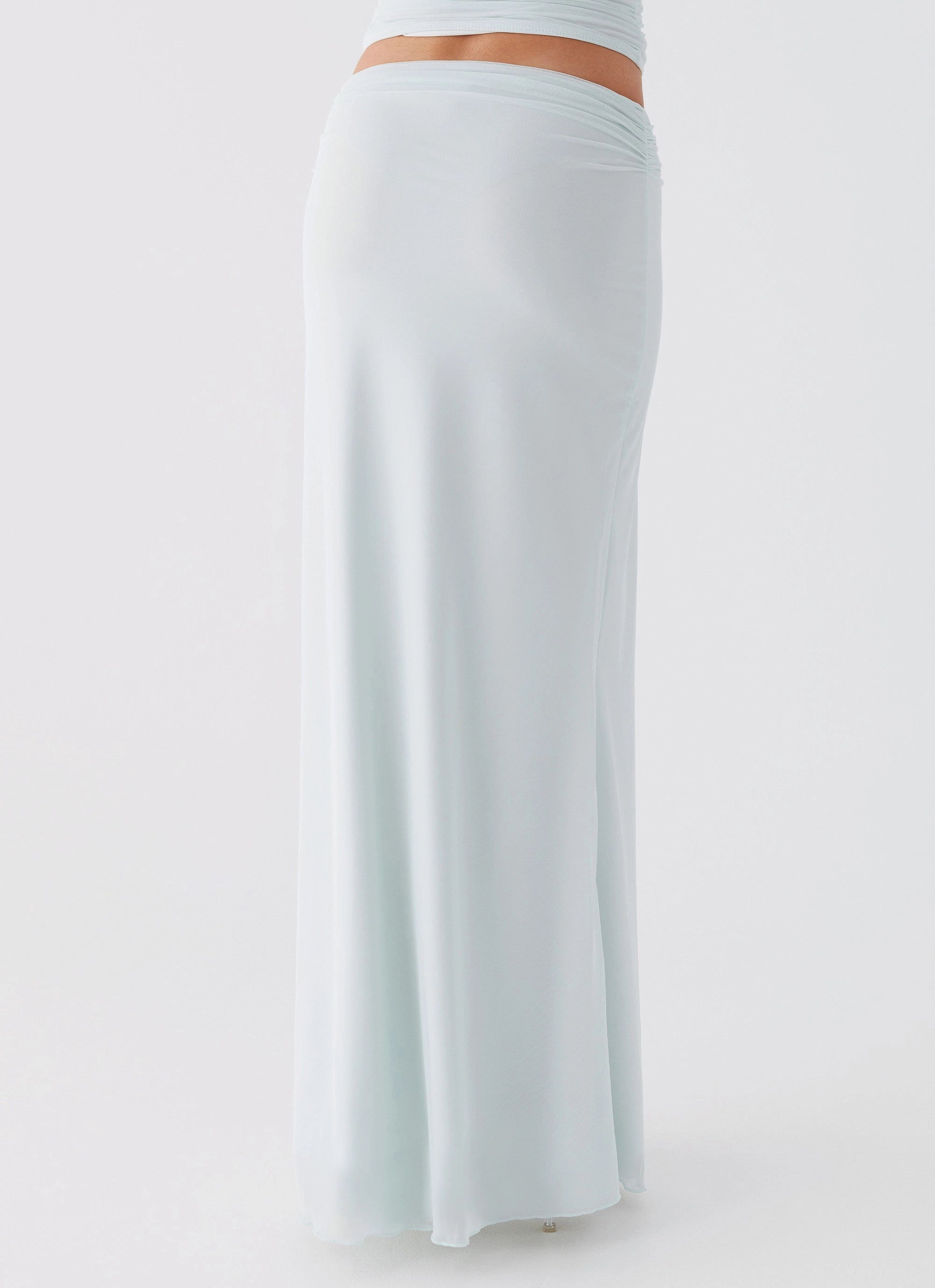 Rayne Maxi Skirt - Sage Polished Fit Elegant Look