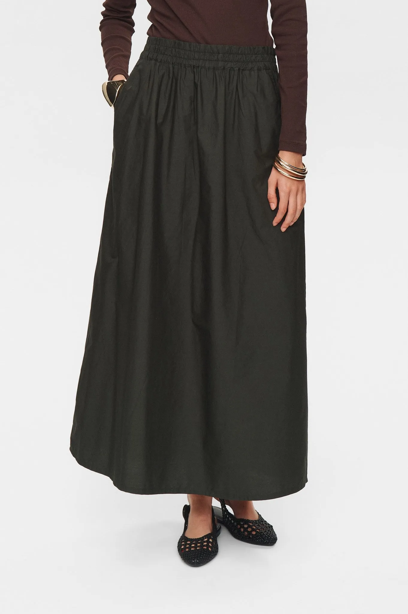 Body Ready Casual Flex NUJUNY LONG SKIRT - Rosin