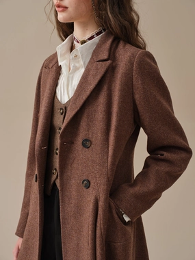 Day To Day The Roman Holiday 17 | 100% wool classic coat