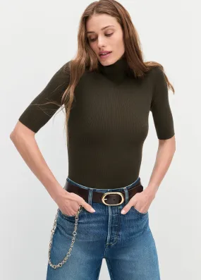 Favorite Daughter Amelia Top Biodegradable Fiber Composition VNeckReinforcement