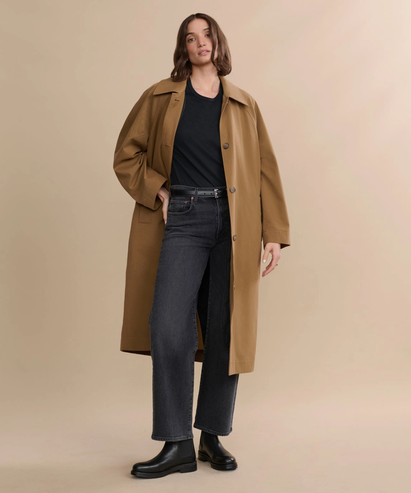 McCall Trench Coat Seamless construction